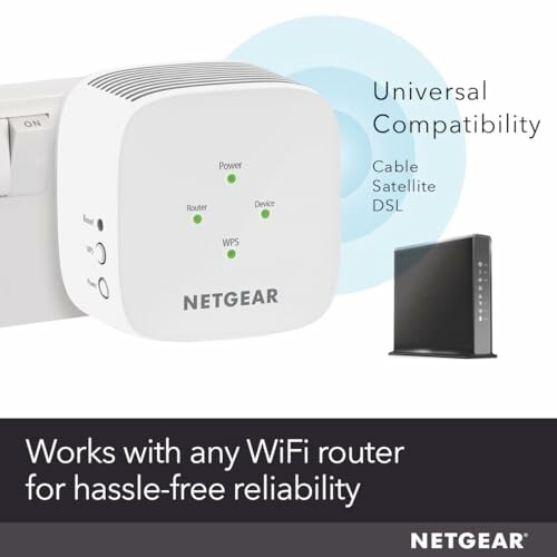 Netgear WiFi extender with universal compatibility