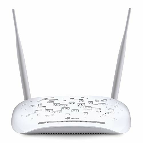 TP-Link wireless router with two antennas