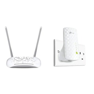 TP-Link 300 Mbps Wireless N USB VDSL/ADSL Modem Router and AC750 Universal Dual Band Range Extender